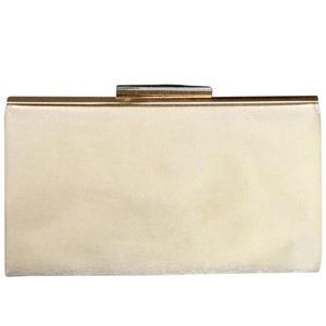 Glint purse with gold strap to clutch versatility
